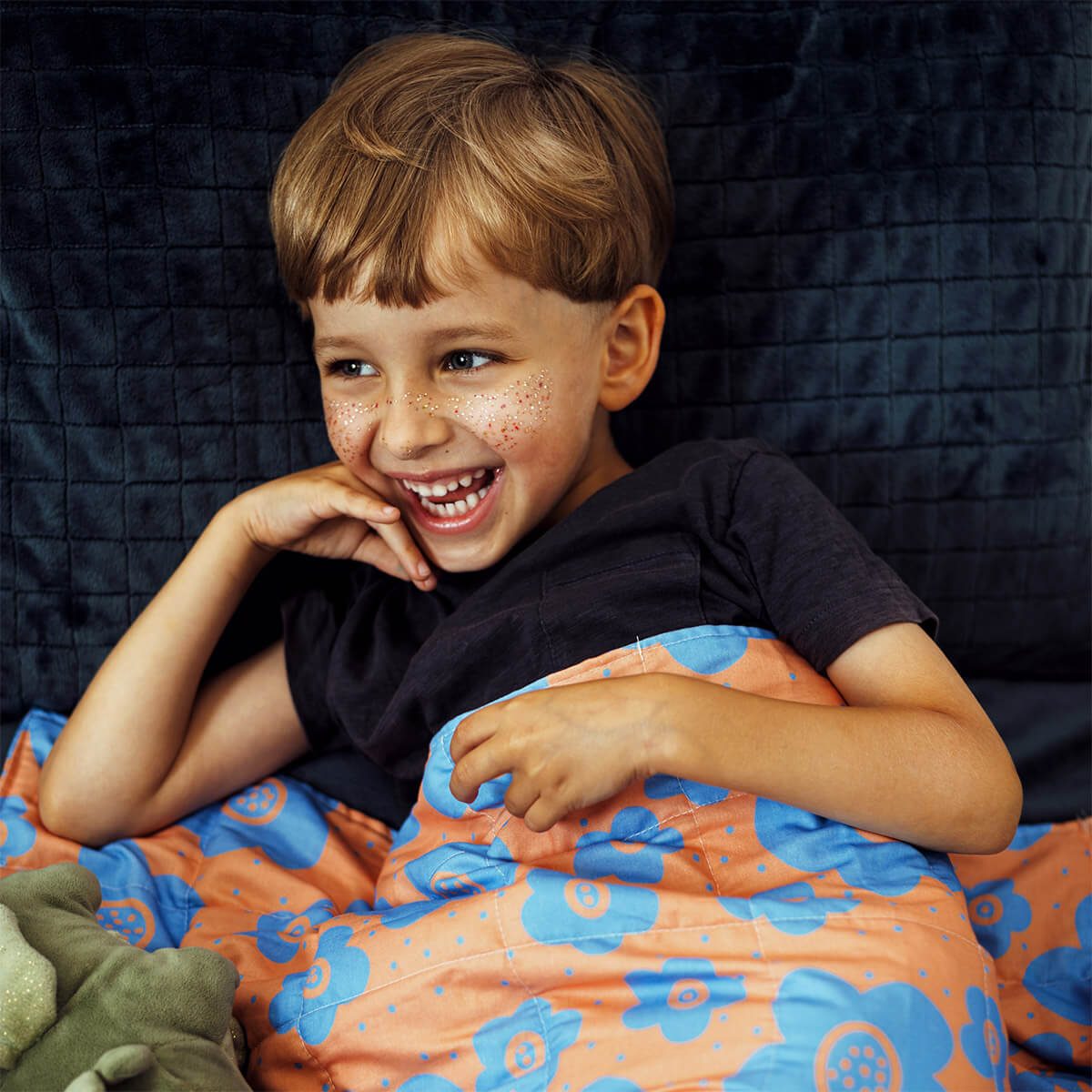 Topcee Couverture lestée pour enfants (2,3 kg, 91,4 x 121,9 cm), couverture  lestée rafraîchissante pour dormir, parfaite pour 18 à 27 kg, taille